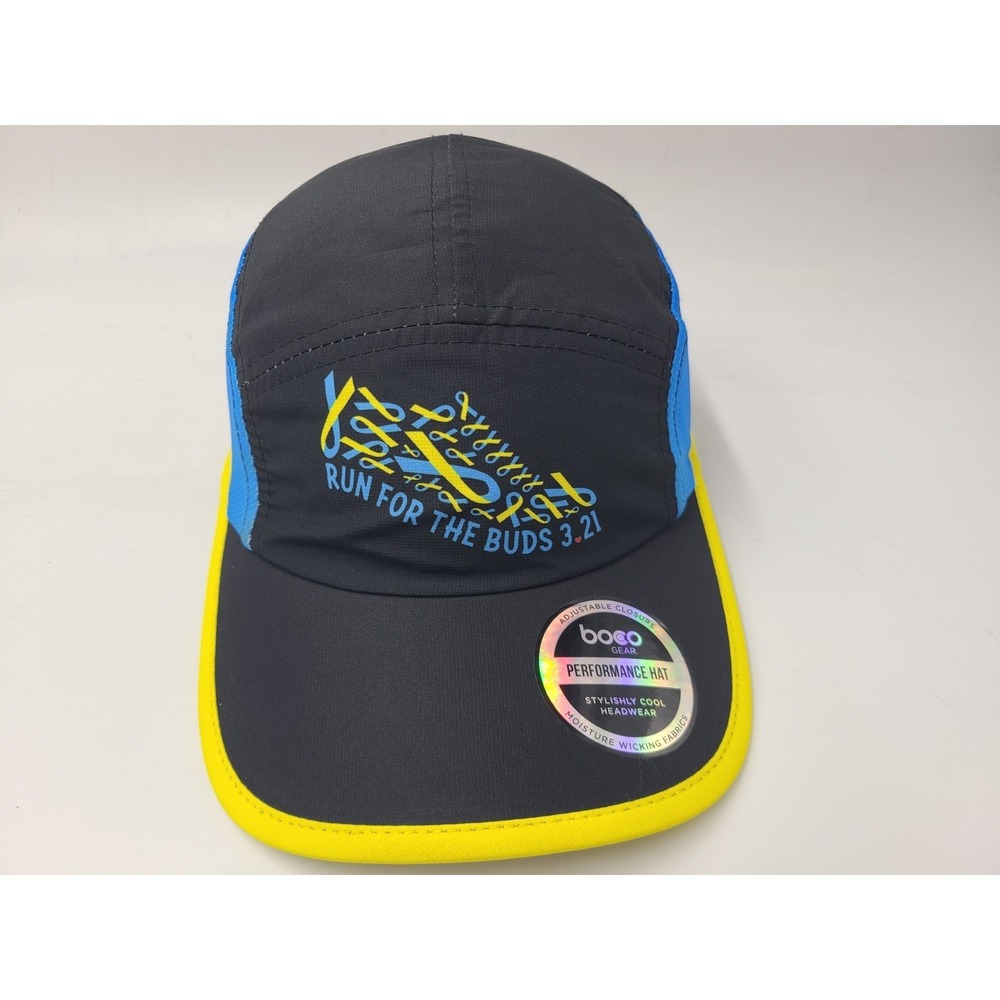 Run For The Buds 3.21 Miles Boco Gear Adjustable Hat‎ Cap Down Syndrome Delaware
